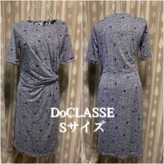 [値下げ]DoCLASSE 半袖ワンピース Sサイズのサムネイル