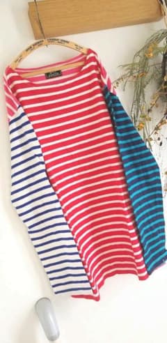 mint様専用  美品170cmDenimDungareeボーダーTシャツ♪のサムネイル