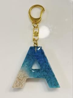 海のイニシャルキーホルダーAのサムネイル