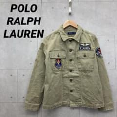 POLO RALPH LAUREN ミリタリージャケット ワッペン M カーキ POLO RALPH LAUREN ミリタリージャケット ワッペン M カーキ - メルカリ