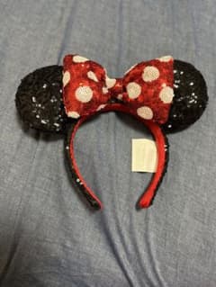 ミニーちゃん　スパンコールカチューシャ【アメリカ購入】のサムネイル