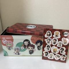 鬼滅の刃の缶　シール付きのサムネイル