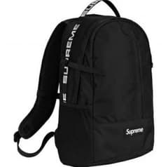 正規品 ほぼ未使用 supreme 2018ss バックパック黒のサムネイル
