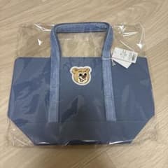 新品未開封 オールドテディガール ワッペントートバッグ ライトブルー 小のサムネイル