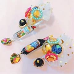 夜な夜なパーティー　ビジューイヤリング　アシンメトリーのサムネイル