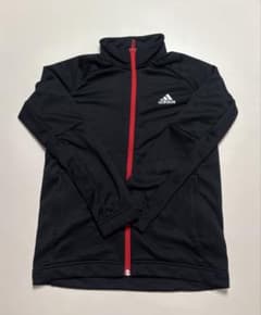 adidas キッズ ジャージ 上下セット ブラック　140cmのサムネイル