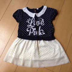 キッズ ワンピース ドット チュールのサムネイル