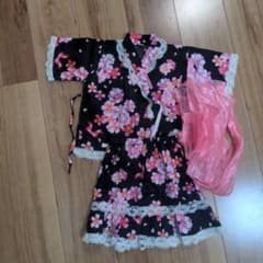 花柄着物風セット 95サイズのサムネイル
