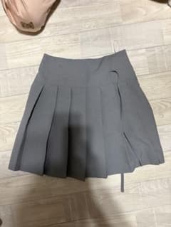 グレー プリーツ ミニスカートのサムネイル