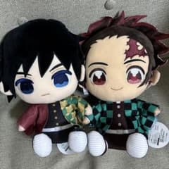 鬼滅の刃 ぬいぷりけ おすわりBIGぬいぐるみ 竈門炭治郎、冨岡義勇