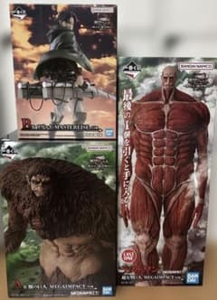 進撃の巨人　一番くじ　フィギュア　コンプリート 一番くじ 進撃の巨人 フィギュアコンプリートセット - メルカリ