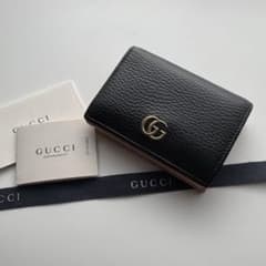 美品】 483 GUCCI グッチ マーモント 2つ折り 財布 コンパクト - メルカリ