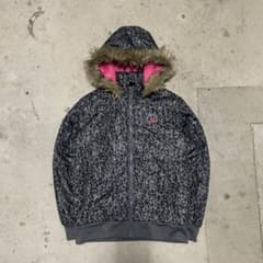 中綿ジャケット　短丈　レオパード　ヒョウ柄　ファー　お兄系　平成　y2k Jaded London短丈ヒョウ柄レオパード柄グランジy2kファージャケット