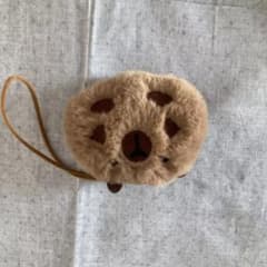 ブラウンカラーのぬいぐるみキーホルダーのサムネイル