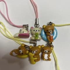 リラックマ　コリラックマ　キイロイトリ　ストラップ　伊藤園　おーいお茶 リラックマ おーいお茶 伊藤園 ストラップ 6個セット コリラックマ