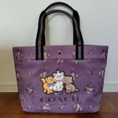 極美品✨希少 コーチ ディズニー マリー トートバッグ キャンバス 