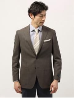 ほぼ新品/スーツカンパニー＜COOL MAX＞ウールメッシュジャケットのサムネイル