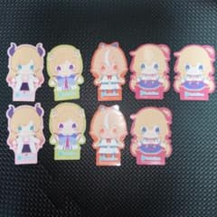 ホロライブ 特製ダイカットステッカー ちょこ アキ フレア はあとのサムネイル