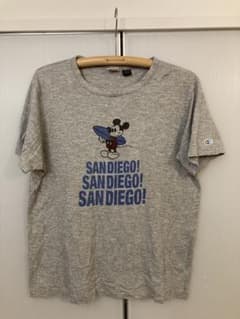【中古美品】チャンピオン　ランタグ　復刻　ディズニー　ミッキーマウス　XL
