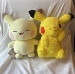 포켓피스도 복어 봉제인형 피카츄 2체 세트