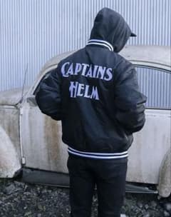 キャプテンズヘルム　LOGO STADIUM JACKET サイズL キャプテンズヘルム LOGO STADIUM JACKET サイズL - メルカリ