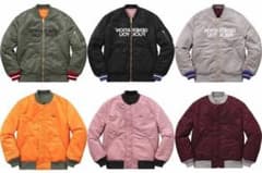 SUPREME Reversible MA-1 UNDERCOVER カーキ M - メルカリ