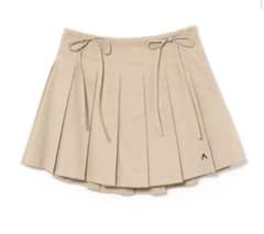 ANDMARY】Jessica pleats mini skirt ベージュ - メルカリ