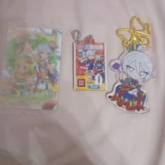 プリパラ 紫京院ひびき キーホルダー ガチャガチャ ウエハース カードのサムネイル