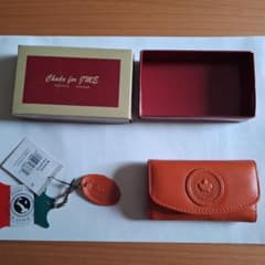 Chako for JME 本革キーケース オレンジ カナダのサムネイル