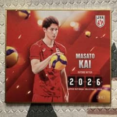 甲斐優斗 バレーボール 日本代表 2026 トレーディングmini色紙のサムネイル
