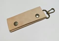 ハンドメイド キーホルダー 栃木レザー使用