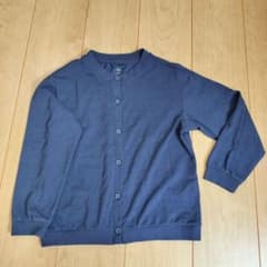 UNIQLO ネイビー カーディガン 130サイズのサムネイル