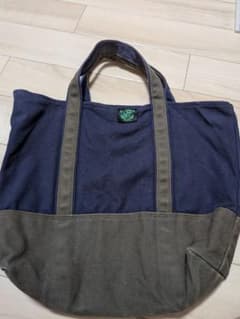 【A4サイズ】みつばちトート ネイビー×カーキのサムネイル