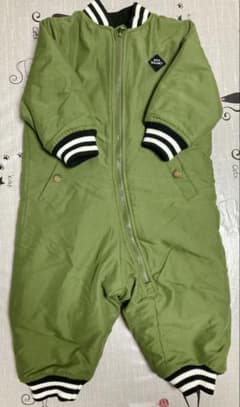 【美品】80サイズ　ベビー服 カバーオール ジャンプスーツ スキーウェアのサムネイル