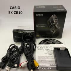 動作確認済　CASIO EXILIM EX-ZR10 ブラック デジカメIXY 簡易動作確認済】CASIO EXILM EX-ZR10 デジカメ ブラック - メルカリ