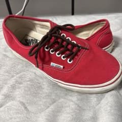 VANS レッド スニーカー サンプル品のサムネイル