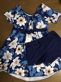 新品　未使用　水着　花柄　ボタニカル　ワンピース　パンツのサムネイル