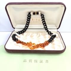 希少 二代目 与三郎 べっ甲 ネックレス 鼈甲 喜平型 45cm 