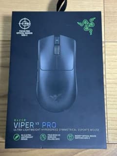 極美品・使用数日Razer Viper V3 Pro ブラック 付属品・領収書有 極美品・使用数日Razer Viper V3 Pro ブラック 付属品・領収書有