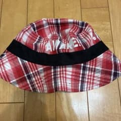 AWAKE! チェック柄 バケットハット レッドのサムネイル