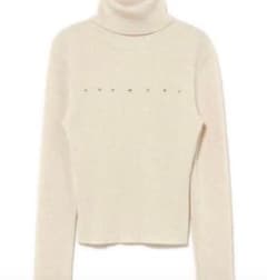 andmary Mary turtle knit tops ivoryのサムネイル