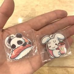 すしペット　くら寿司　めじるしチャーム　しゃりうさ　しゃりぱんだのサムネイル