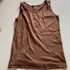 【中古品】GLOBAL WORK タンクトップ ブラウン Mサイズのサムネイル