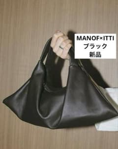 MANOF×ITTI コラボ バッグ ブラック 黒 新品タグ付き マノフ イッチ 