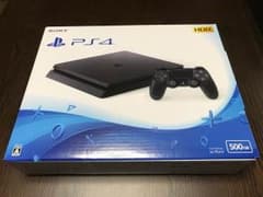 （新品）PlayStation®4 ジェット・ブラック 500GBのサムネイル