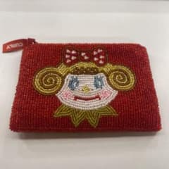 ♡てんぱ様♡カーリーコレクション ビーズポーチ コインケース いちごちゃんのサムネイル