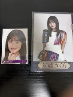 乃木坂46 遠藤さくら 生写真＋生田絵梨花 卒コン クリアファイル