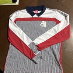 ARCHIVIO ストライプ ポロシャツ L archivio 長袖ポロシャツ ストライプ柄 40 - メルカリ