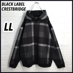 希少LL】ブラックレーベルクレストブリッジ チェック プルオーバー 