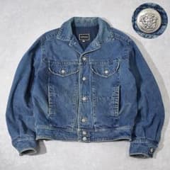 90s Versace ヴィンテージ メデューサ釦 デニムジャケット アーカイブ 90s Versace ヴィンテージ メデューサ釦 デニムジャケット アーカイブ